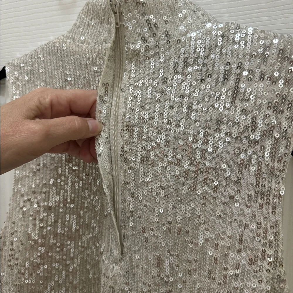 7 For All Mankind Sequin Bodysuit SIZE S Excellent condition - Picture 7 of 9